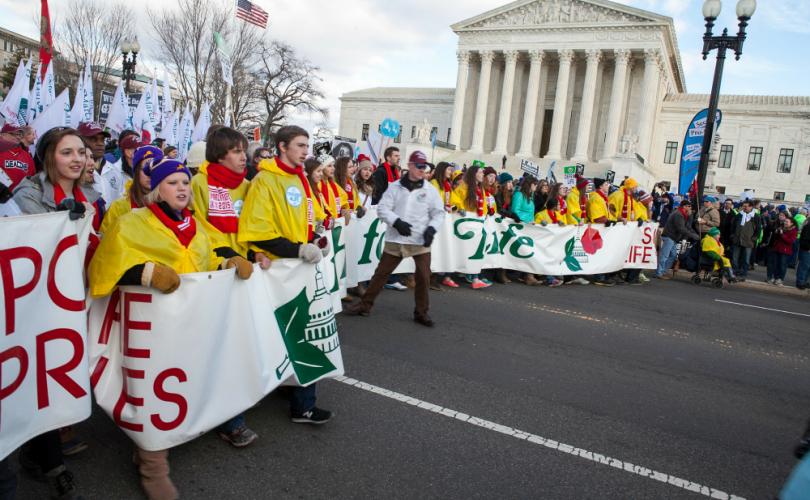 Hundreds of thousands protest abortion, hear Trump speak at March for Life — Donald Trump is the first U.S. president to attend the March for Life in person.